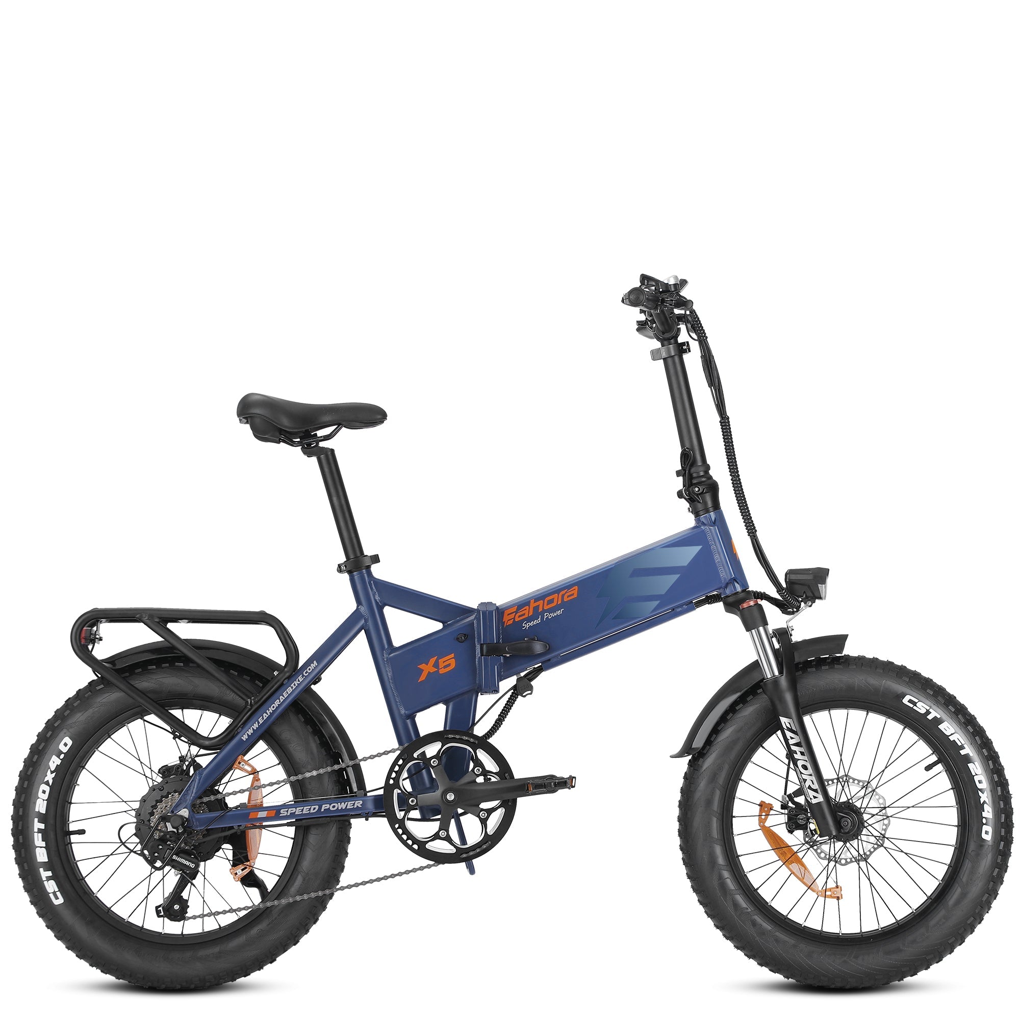 Folding Electric Bike | Full Suspension Folding Electric Bike | Eahora X7