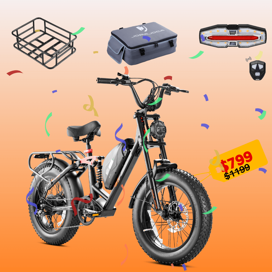 Eahora Luna Electric Bike 20 1000W Fat Ebike Hydraulic Brakes
