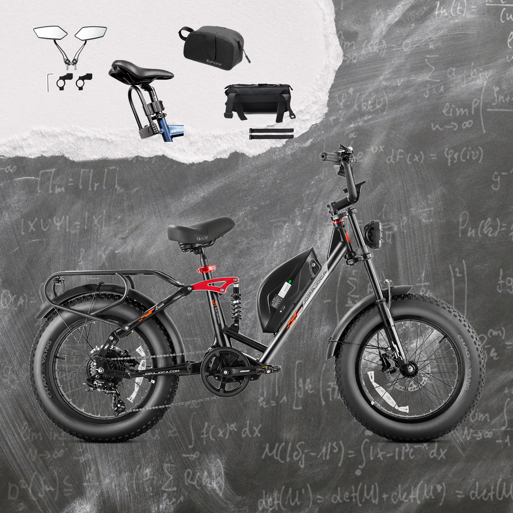 Battery Electric Bike Luna 48v 840Wh Ebike Battery Replace Upgrade