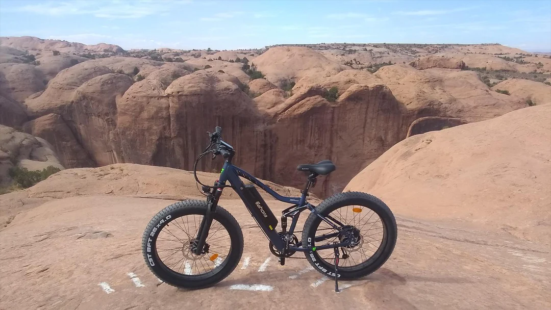 Fat Tire Electric Bike 750 Watt | Full Suspension Electric Mountain Bike | Eahora AM200