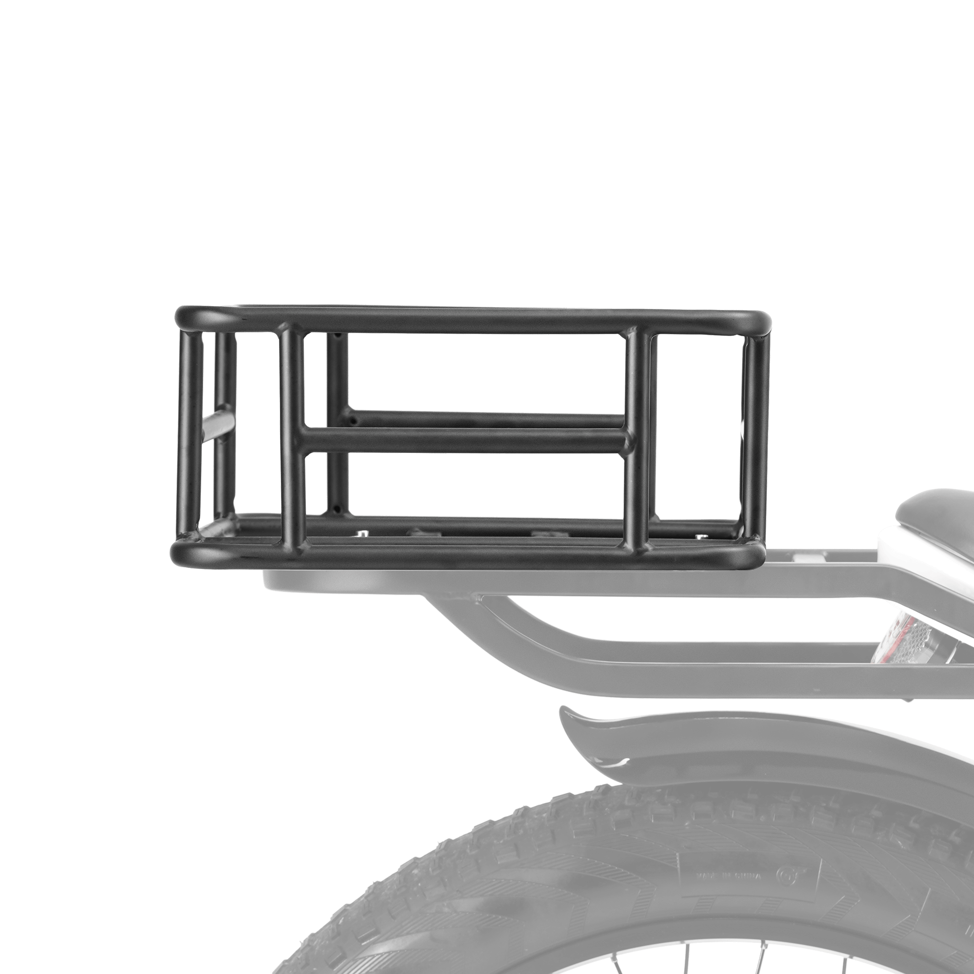  Simhoa Folding Bike Frame Basket, Bike Cargo Rack