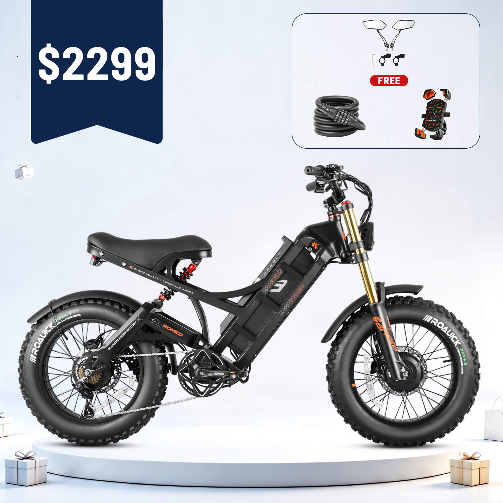 Eahora Romeo II Electric Bike 28Mph 20