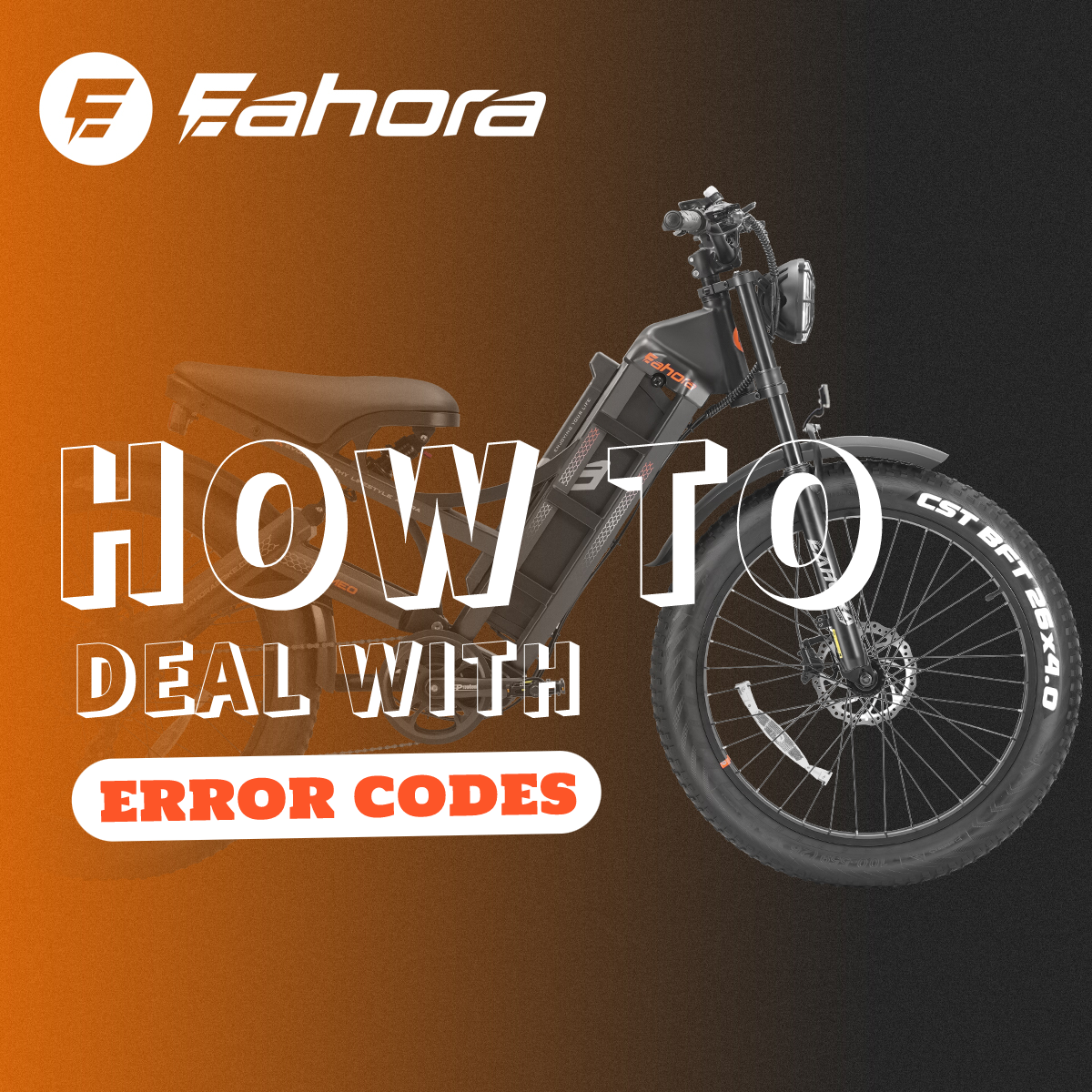 HOW TO DEAL WITH ERROR CODES?