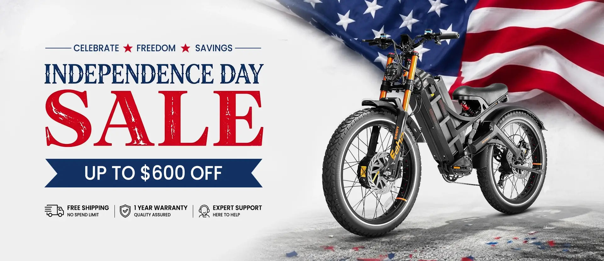Independence Day Ebike Sale — Up to $600 Off