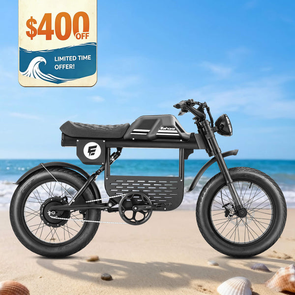 Eahora FT-01 electric bike with Summer Bike Sale promotion