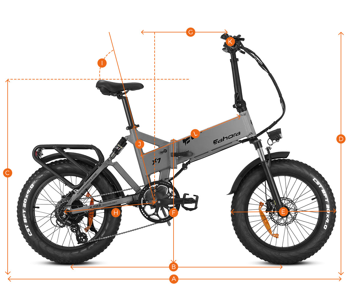 Folding Electric Bike 750W | Folding eBike 750W | Eahora X7 Special