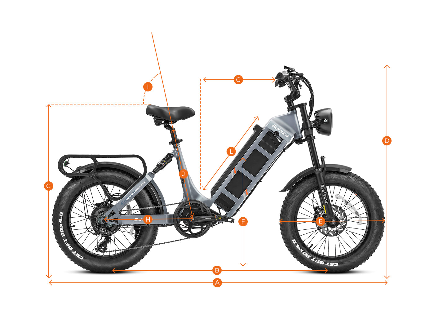 Vélo électrique longue portée | Vélo électrique 1000 W | Eahora Juliet