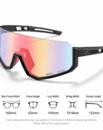 High-definition UV-protective outdoor cycling glasses