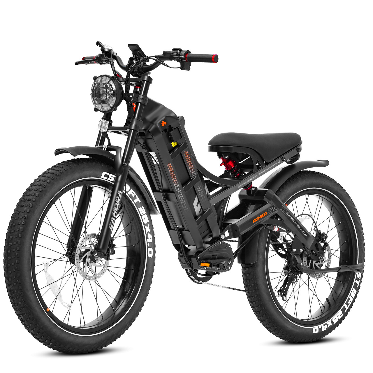1000W Electric Bike Moped Style Electric Bike Eahora Romeo (Black)
