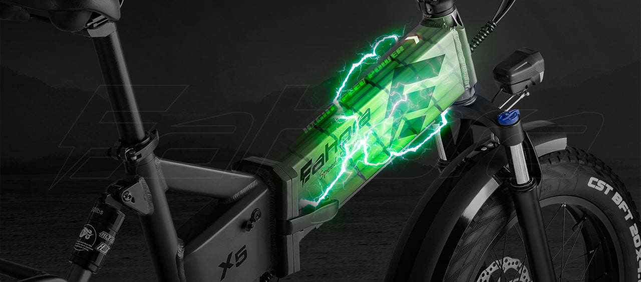 Electric Bike Battery 48v | Folding Electric Bike | Eahora X5