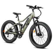 Eahora AM200 - 26" 750W 672WH Mountain Electric Bike - Full Suspension Fat-Tire eBike - 31MPH