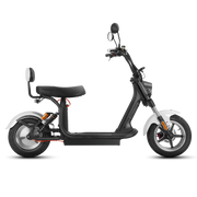 2000W Electric Fat Tire Scooter_Moped For Adults_Eahora H10_White