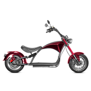2000W Electric Chopper Scooter_Fat Tire Electric Scooter_Eahora Emars M1P_Garnet