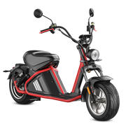 3000W Electric Fat Tire Scooter_Moped For Adults_Eahora Etwister M2_Red Black