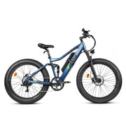 Eahora AM200 - 26" 750W 672WH Mountain Electric Bike - Full Suspension Fat-Tire eBike - 31MPH