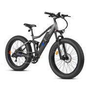 Eahora AM200 - 26" 750W 672WH Mountain Electric Bike - Full Suspension Fat-Tire eBike - 31MPH