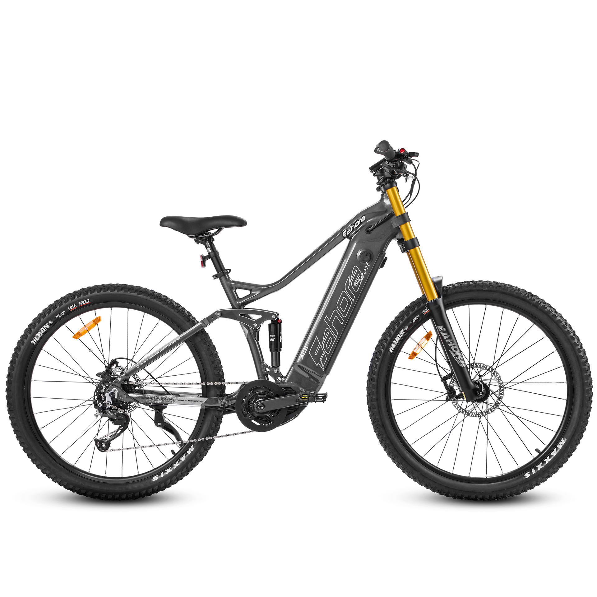 500W Mountain Electric Bike | Mid Dirve eBike | Eahora ACE (Black)