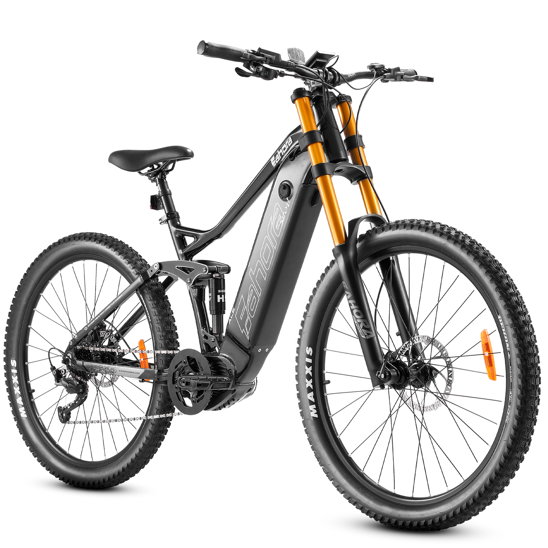 500W Mountain Electric Bike | Mid Dirve eBike | Eahora ACE (Black)
