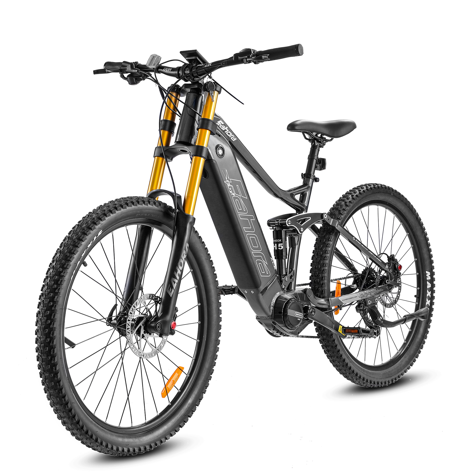 500W Mountain Electric Bike | Mid Dirve eBike | Eahora ACE (Black)
