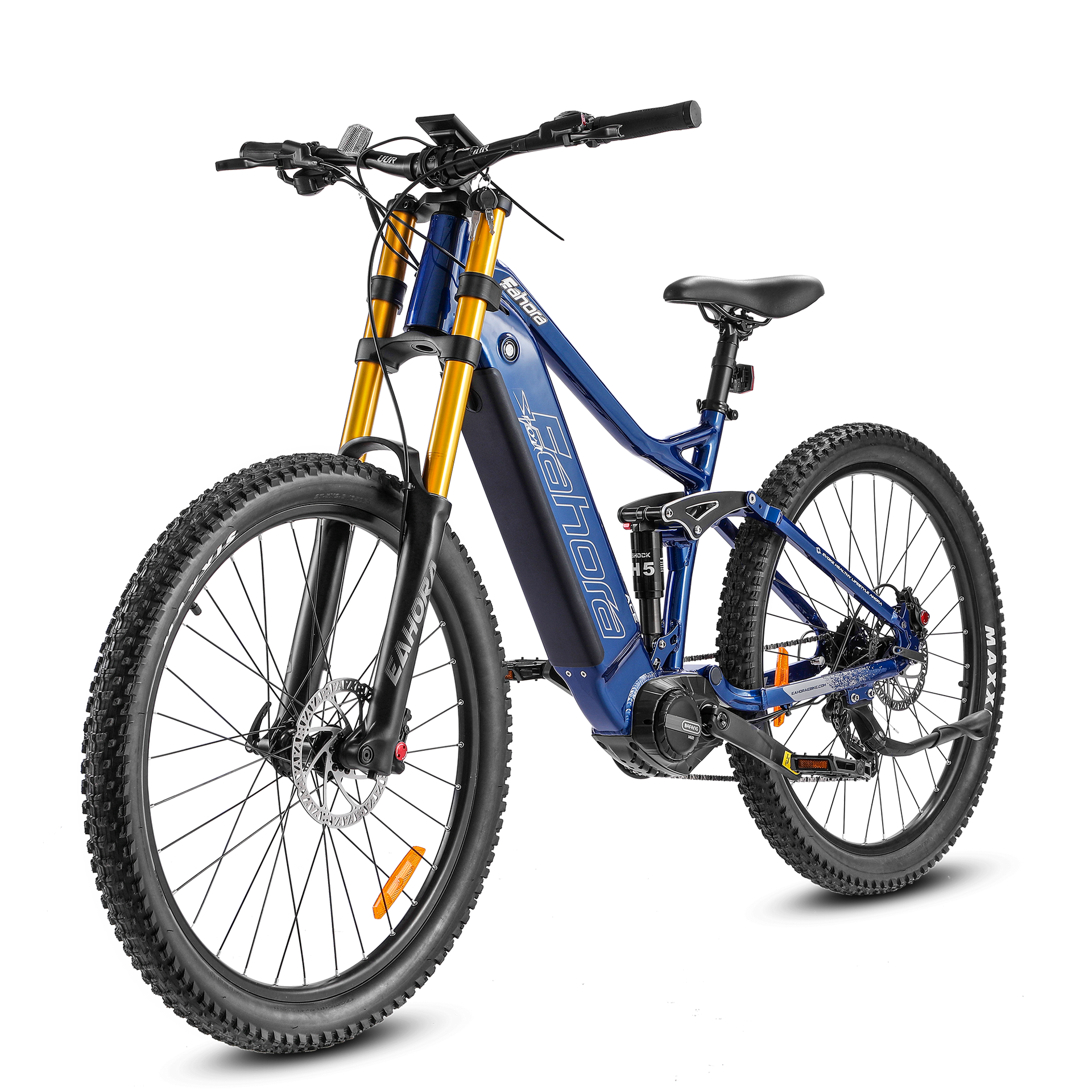 500W Mountain Electric Bike | Mid Dirve eBike | Eahora ACE (Blue)
