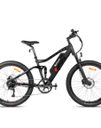 500W Mountain Electric Bike | Full Suspension Mountain eBike | Eahora AM100 (Red)