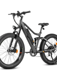 750W Mountain Electric Bike | Full Suspension Mountain eBike | Eahora AM200 (Black)