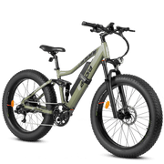 750W Mountain Electric Bike | Full Suspension Mountain eBike | Eahora AM200 (Green)
