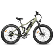Eahora AM200 - 26" 750W 672WH Mountain Electric Bike - Full Suspension Fat-Tire eBike - 31MPH