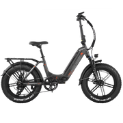 500W Folding Electric Bike | Step Thru Electric Bike | Eahora Urban (Black)