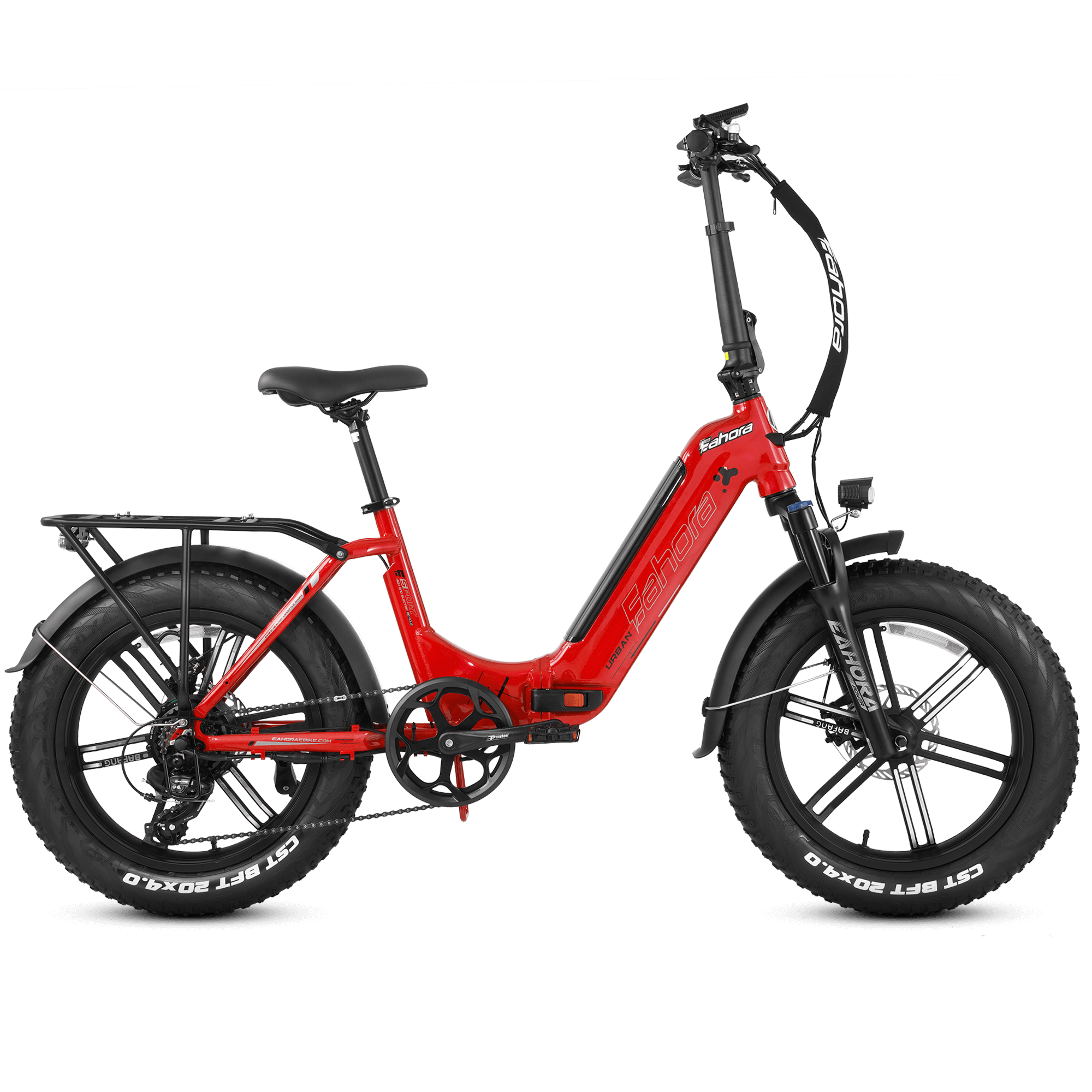 Red 2024 electric bike