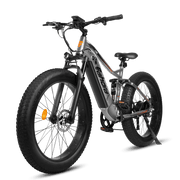 750W Electric Bike | Full Suspension Electric Mountain Bike | Eahora XC300 (Grey)